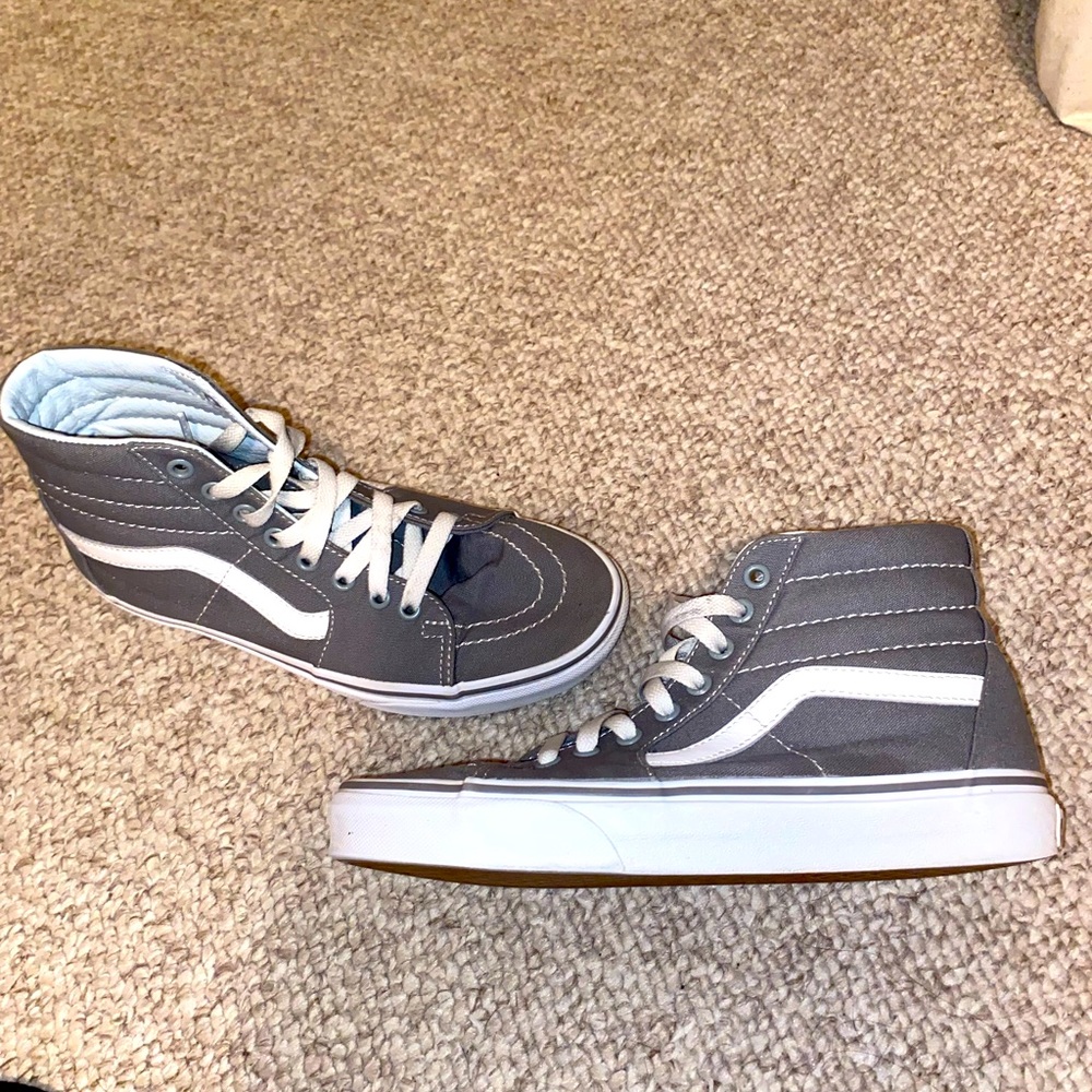 Van Hightop Sneakers Gray/White